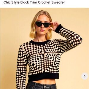 Crop sweater